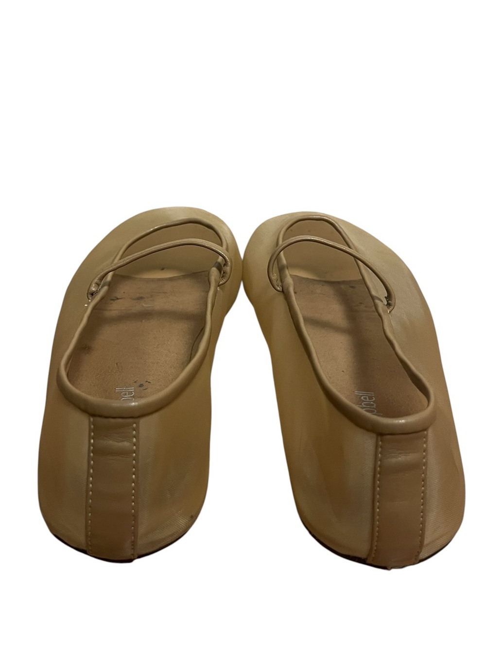 Jeffrey Campbell Swan Lake Sheer Mesh Mary Jane Ballet Flats Nude Beige Size 8 - Picture 5 of 11